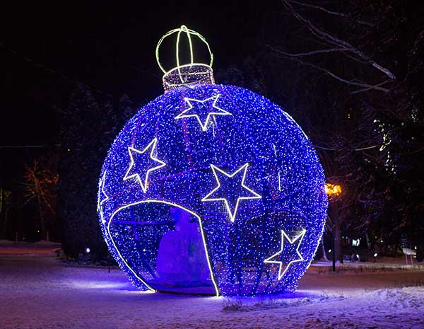 Новогодний декор в Йошкар-Оле